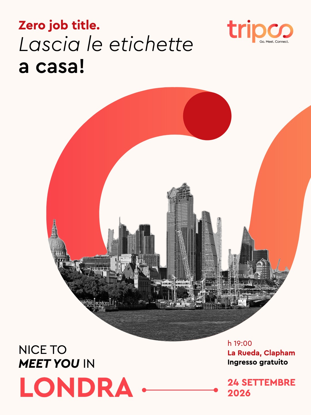 Locandina Tripco Offline: Aperitivo Italiano a Londra – Londra