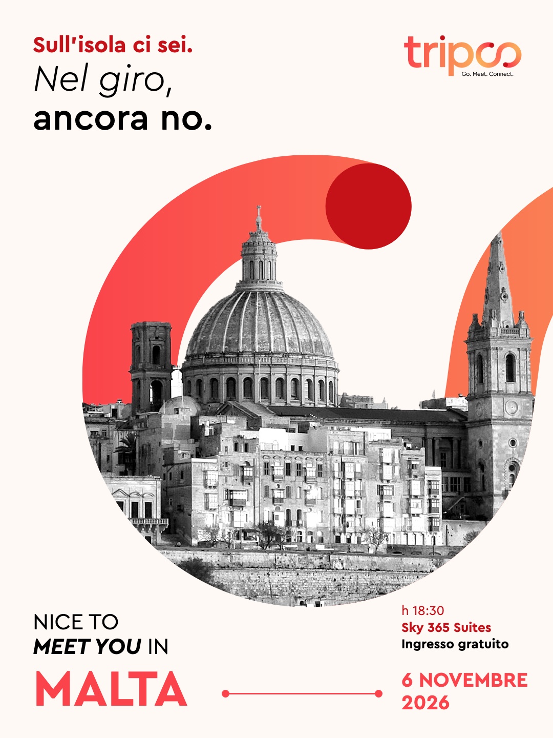 Locandina Aperitivo di networking: Sull'isola ci sei. Nel giro, ancora no.