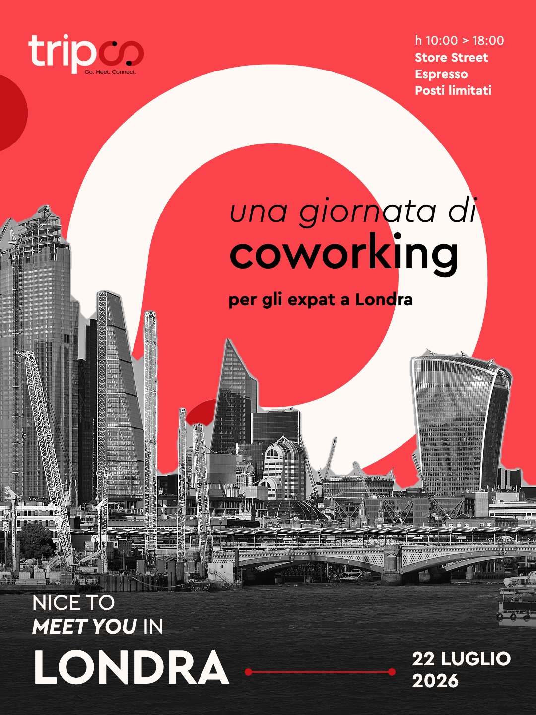 Locandina Una giornata di coworking per gli expat a Londra – Londra