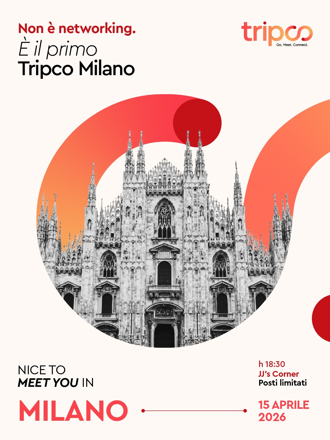 Locandina Non è networking. È il primo Tripco Milano – Milano
